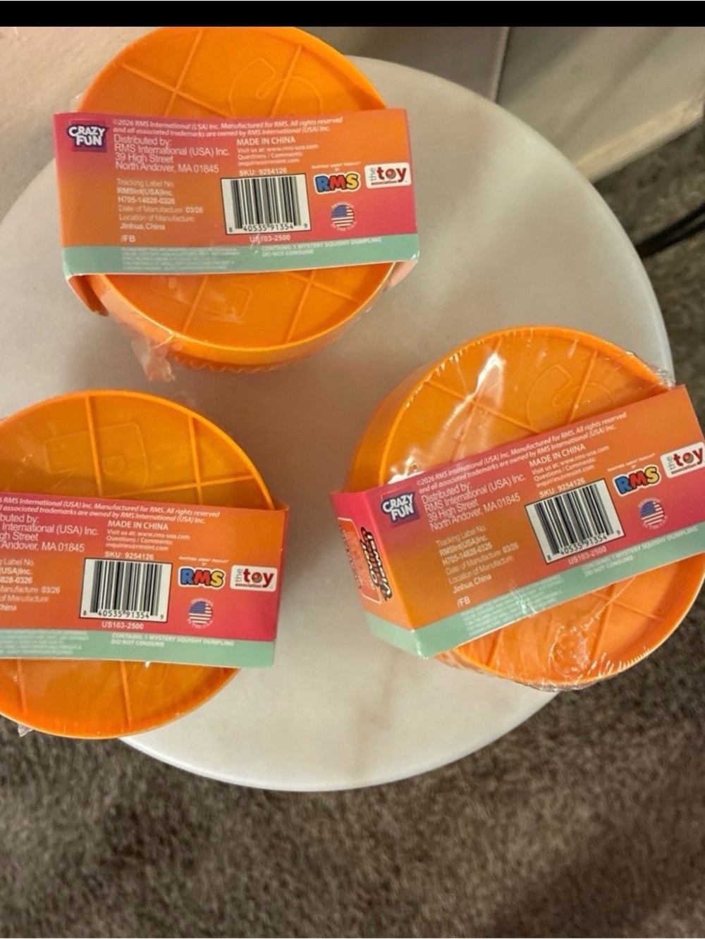 Crazy 8 Mystery Dumpling Sherbert Edition Orange Party Favors - Picture 3 of 4